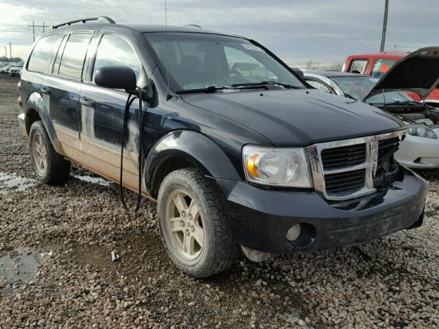 1D8HB48N28F110417 - 2008 DODGE DURANGO SL BLACK photo 1