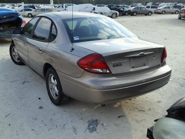 1FAFP53U46A123648 - 2006 FORD TAURUS SE TAN photo 3