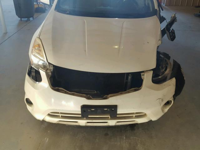 JN8AS5MT5BW162453 - 2011 NISSAN ROGUE S WHITE photo 10