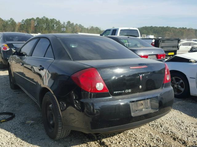 1G2ZF58B774177368 - 2007 PONTIAC G6 VALUE L BLACK photo 3