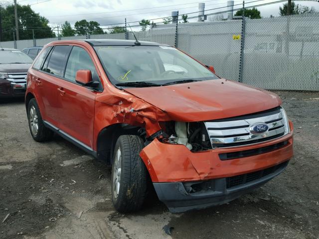 2FMDK49CX7BB68572 - 2007 FORD EDGE SEL P ORANGE photo 1