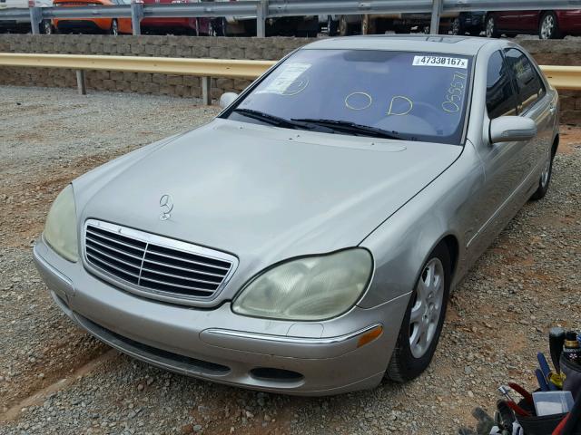 WDBNG75J8YA055571 - 2000 MERCEDES-BENZ S 500 BEIGE photo 2