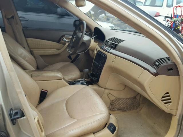 WDBNG75J8YA055571 - 2000 MERCEDES-BENZ S 500 BEIGE photo 5