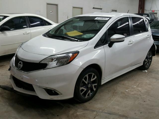 3N1CE2CP2FL447933 - 2015 NISSAN VERSA NOTE WHITE photo 2