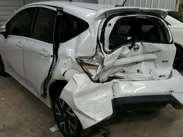 3N1CE2CP2FL447933 - 2015 NISSAN VERSA NOTE WHITE photo 9