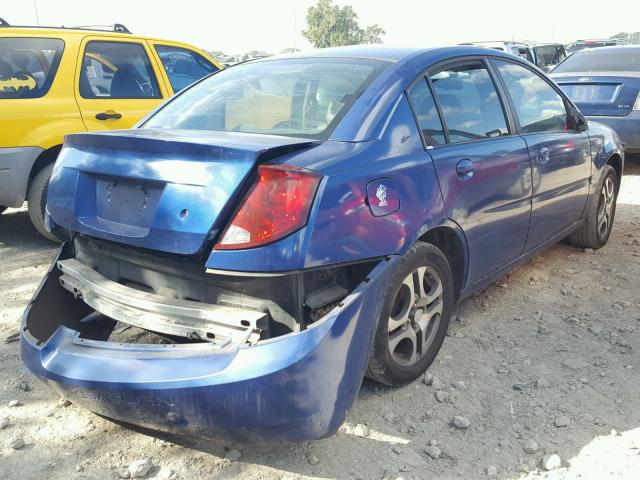 1G8AL52F55Z147728 - 2005 SATURN ION LEVEL BLUE photo 4