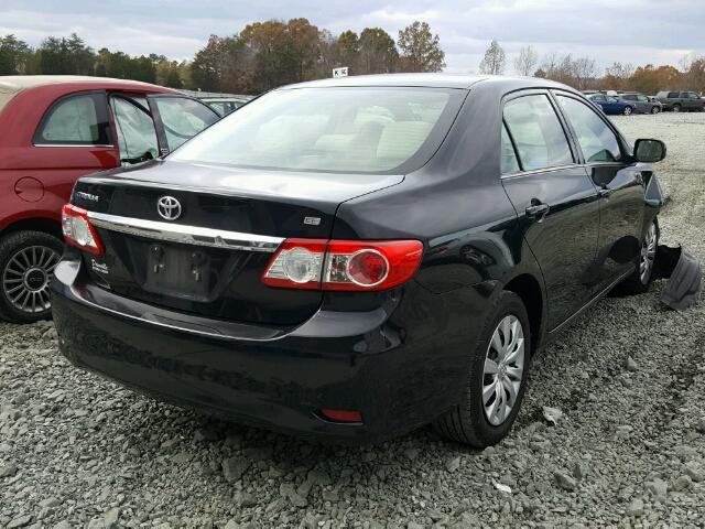 2T1BU4EE2DC922399 - 2013 TOYOTA COROLLA BA BLACK photo 4