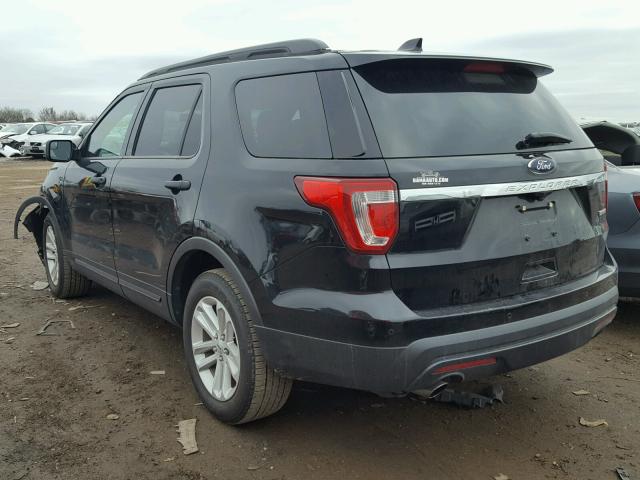 1FM5K7BH5GGC08688 - 2016 FORD EXPLORER BLACK photo 3