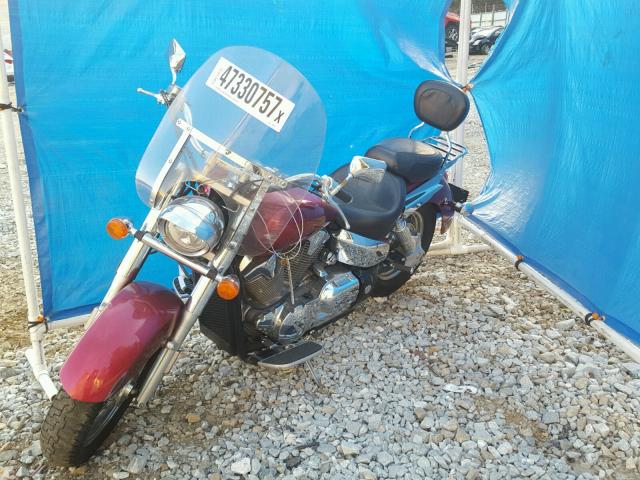 1HFSC52054A103365 - 2004 HONDA VT1300 S MAROON photo 2