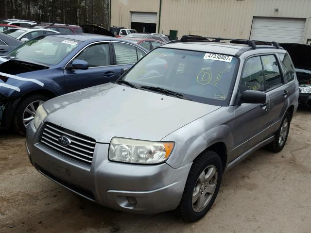 JF1SG63607H701811 - 2007 SUBARU FORESTER 2 GRAY photo 2