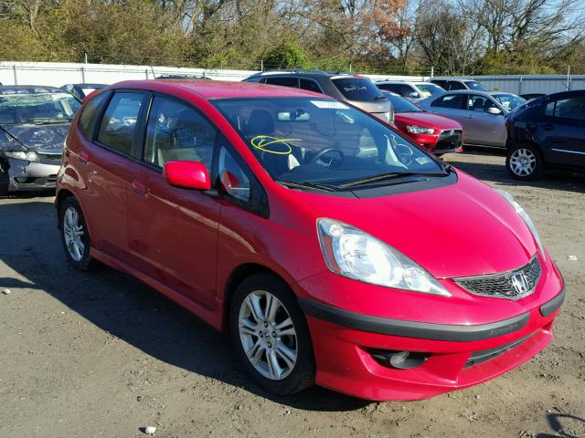 JHMGE87679S004510 - 2009 HONDA FIT SPORT RED photo 1