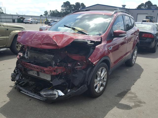 1FMCU0HXXDUD83328 - 2013 FORD ESCAPE SEL RED photo 2