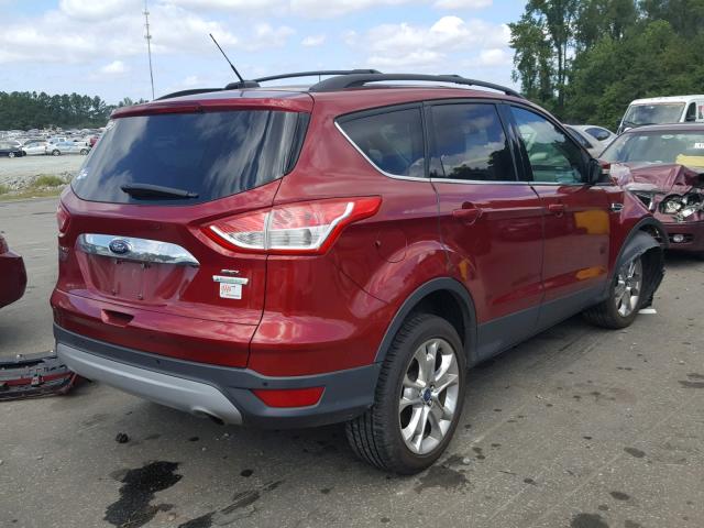 1FMCU0HXXDUD83328 - 2013 FORD ESCAPE SEL RED photo 4