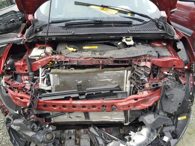 1FMCU0HXXDUD83328 - 2013 FORD ESCAPE SEL RED photo 7
