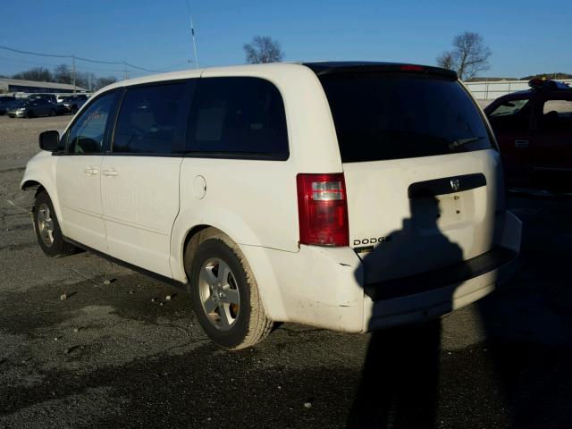 2D4RN4DE6AR208691 - 2010 DODGE GRAND CARA WHITE photo 3