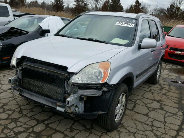 SHSRD78884U254005 - 2004 HONDA CR-V EX ვერცხლისფერი ფოტო 2