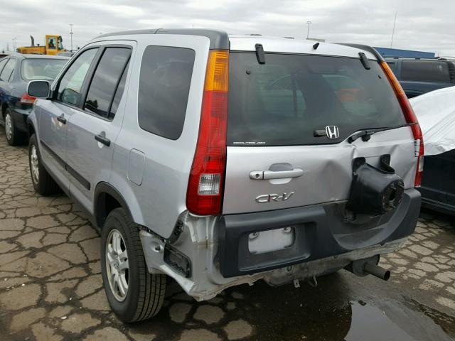 SHSRD78884U254005 - 2004 HONDA CR-V EX ვერცხლისფერი ფოტო 3