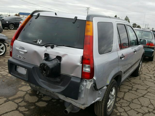 SHSRD78884U254005 - 2004 HONDA CR-V EX SILVER photo 4