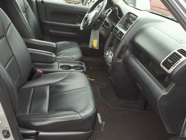 SHSRD78884U254005 - 2004 HONDA CR-V EX ვერცხლისფერი ფოტო 5