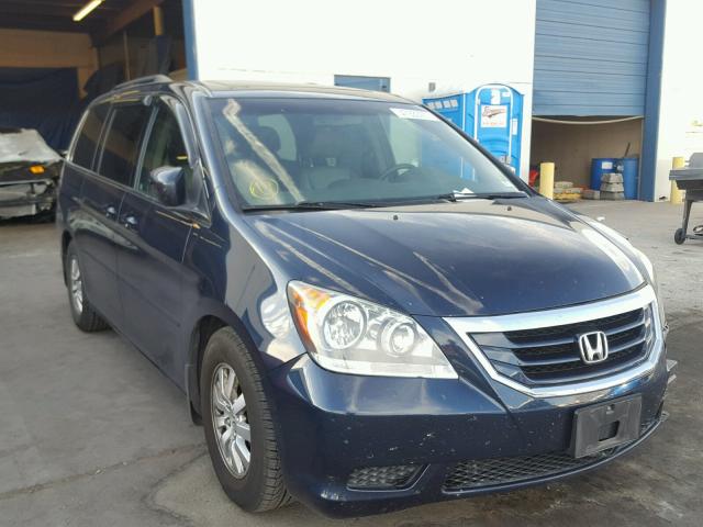 5FNRL3H75AB031295 - 2010 HONDA ODYSSEY EX BLUE photo 1