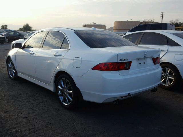 JH4CL96847C012794 - 2007 ACURA TSX WHITE photo 3