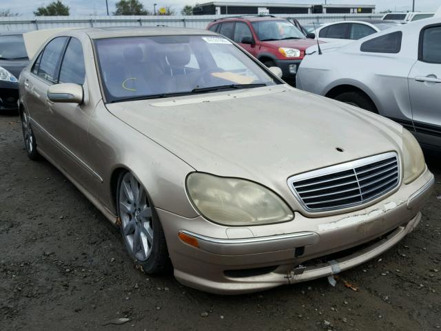 WDBNG75J82A299180 - 2002 MERCEDES-BENZ S 500 GOLD photo 1
