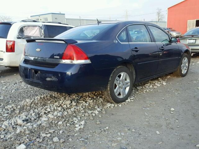 2G1WT58K689198307 - 2008 CHEVROLET IMPALA LT BLUE photo 4