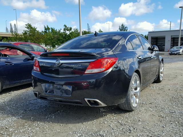 2G4GV5GV0D9201760 - 2013 BUICK REGAL GS BLACK photo 4