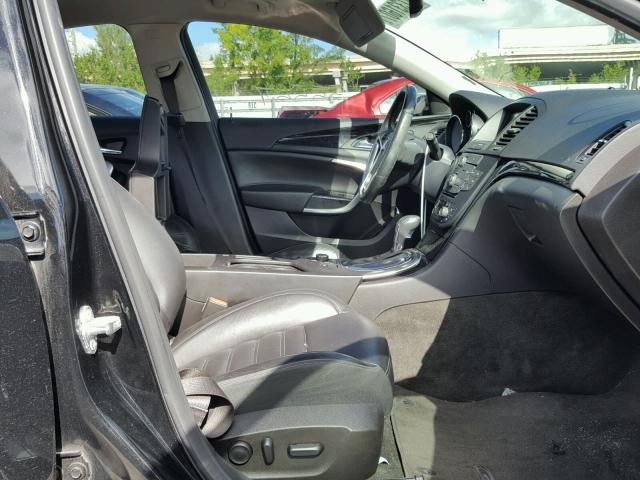 2G4GV5GV0D9201760 - 2013 BUICK REGAL GS BLACK photo 5