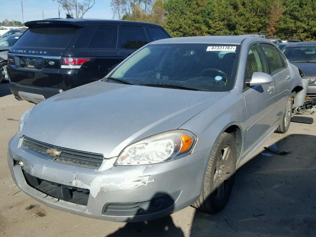 2G1WG5EK4B1305255 - 2011 CHEVROLET IMPALA LT SILVER photo 2