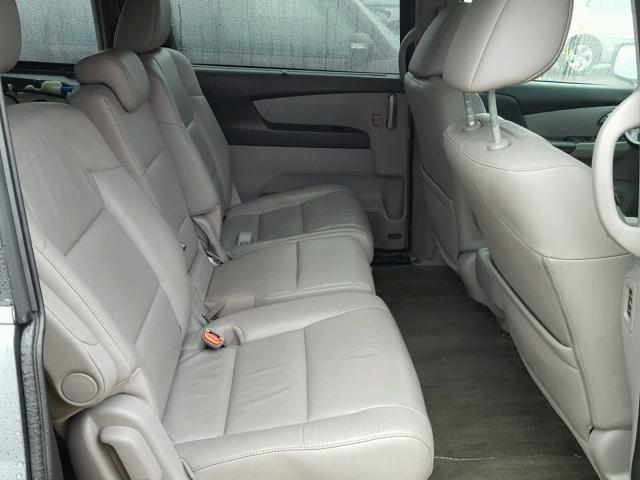 5FNRL5H63BB042512 - 2011 HONDA ODYSSEY EX GRAY photo 6