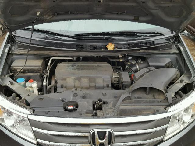5FNRL5H63BB042512 - 2011 HONDA ODYSSEY EX GRAY photo 7