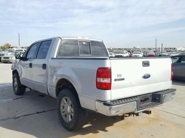 1FTPW14V98KC56095 - 2008 FORD F150 SUPER SILVER photo 3