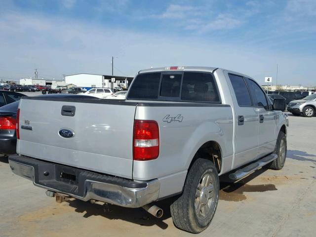 1FTPW14V98KC56095 - 2008 FORD F150 SUPER SILVER photo 4