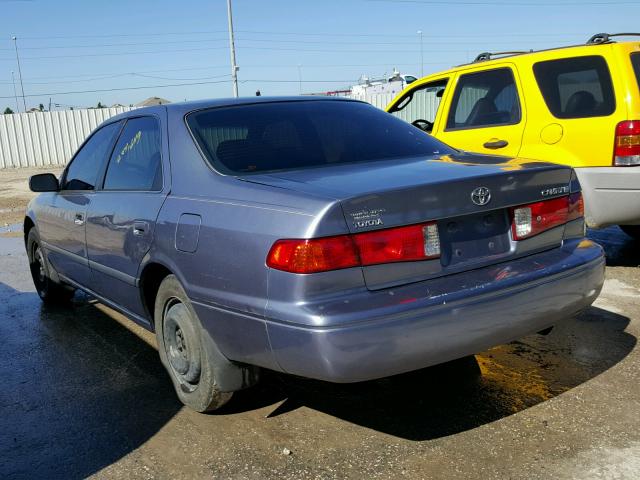 4T1BG22K0YU669089 - 2000 TOYOTA CAMRY CE BLUE photo 3