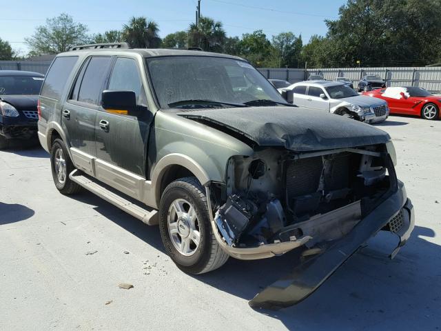 1FMPU17515LA73647 - 2005 FORD EXPEDITION GREEN photo 1