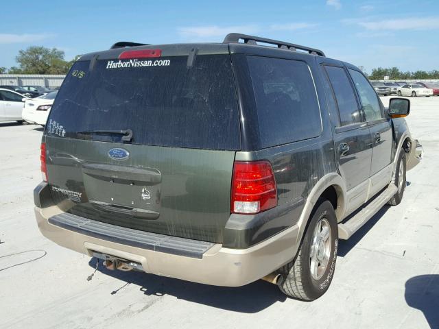 1FMPU17515LA73647 - 2005 FORD EXPEDITION GREEN photo 4