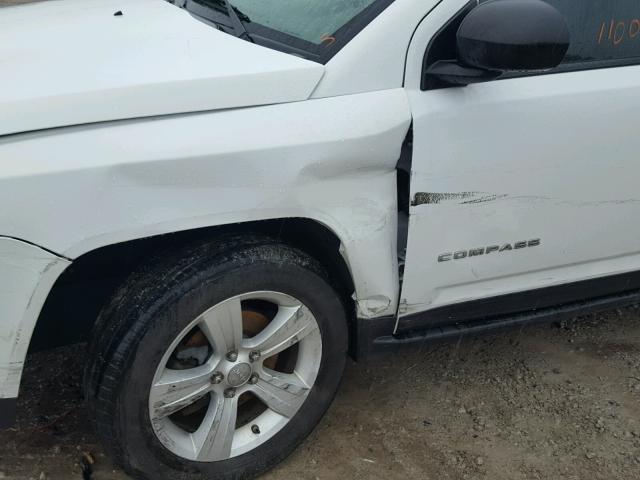 1C4NJDBB1CD523016 - 2012 JEEP COMPASS SP 白色 照片 9