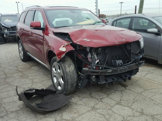 1C4RDJDG6EC539902 - 2014 DODGE DURANGO LI RED photo 1