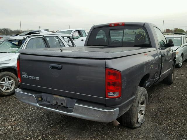 1D7HA16D93J565819 - 2003 DODGE RAM 1500 S GRAY photo 4