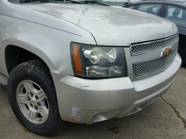 1GNFC13057J274342 - 2007 CHEVROLET TAHOE C150 SILVER photo 9