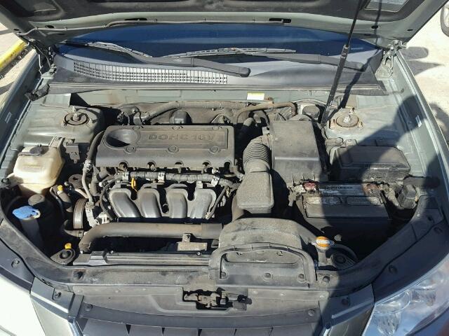 5NPET46C69H572342 - 2009 HYUNDAI SONATA GLS GREEN photo 7