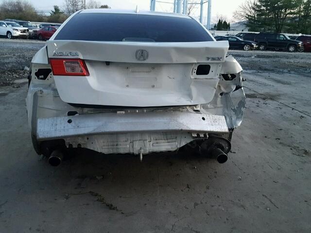 JH4CU2F69CC002534 - 2012 ACURA TSX TECH WHITE photo 9