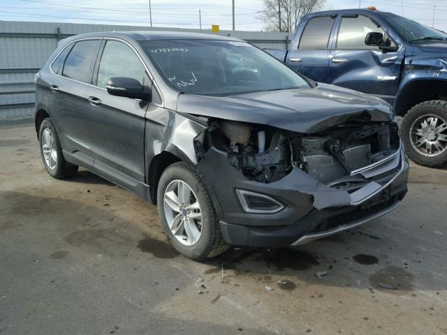 2FMTK4J80FBB97550 - 2015 FORD EDGE SEL GRAY photo 1