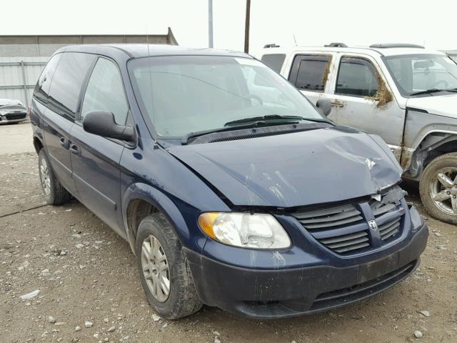 1D4GP25BX5B319534 - 2005 DODGE CARAVAN SE BLUE photo 1