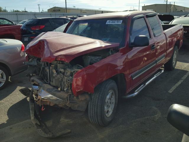 2GCEC19T631151689 - 2003 CHEVROLET SILVERADO RED photo 2