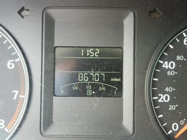 3VW2K7AJ5CM331948 - 2012 VOLKSWAGEN JETTA BASE GRAY photo 8