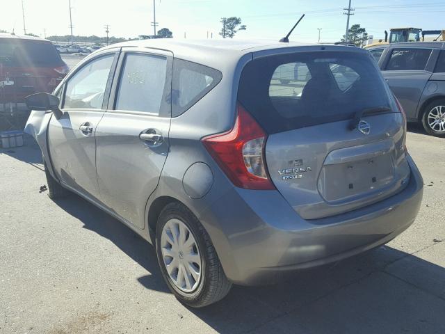 3N1CE2CP7FL382531 - 2015 NISSAN VERSA NOTE GRAY photo 3