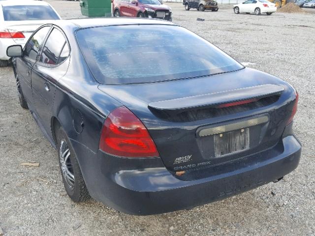 2G2WP552861234661 - 2006 PONTIAC GRAND PRIX BLACK photo 3