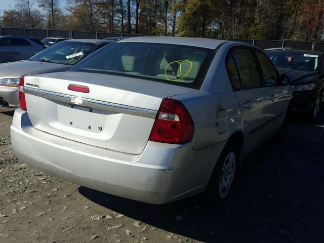 1G1ZS52F74F177415 - 2004 CHEVROLET MALIBU SILVER photo 4